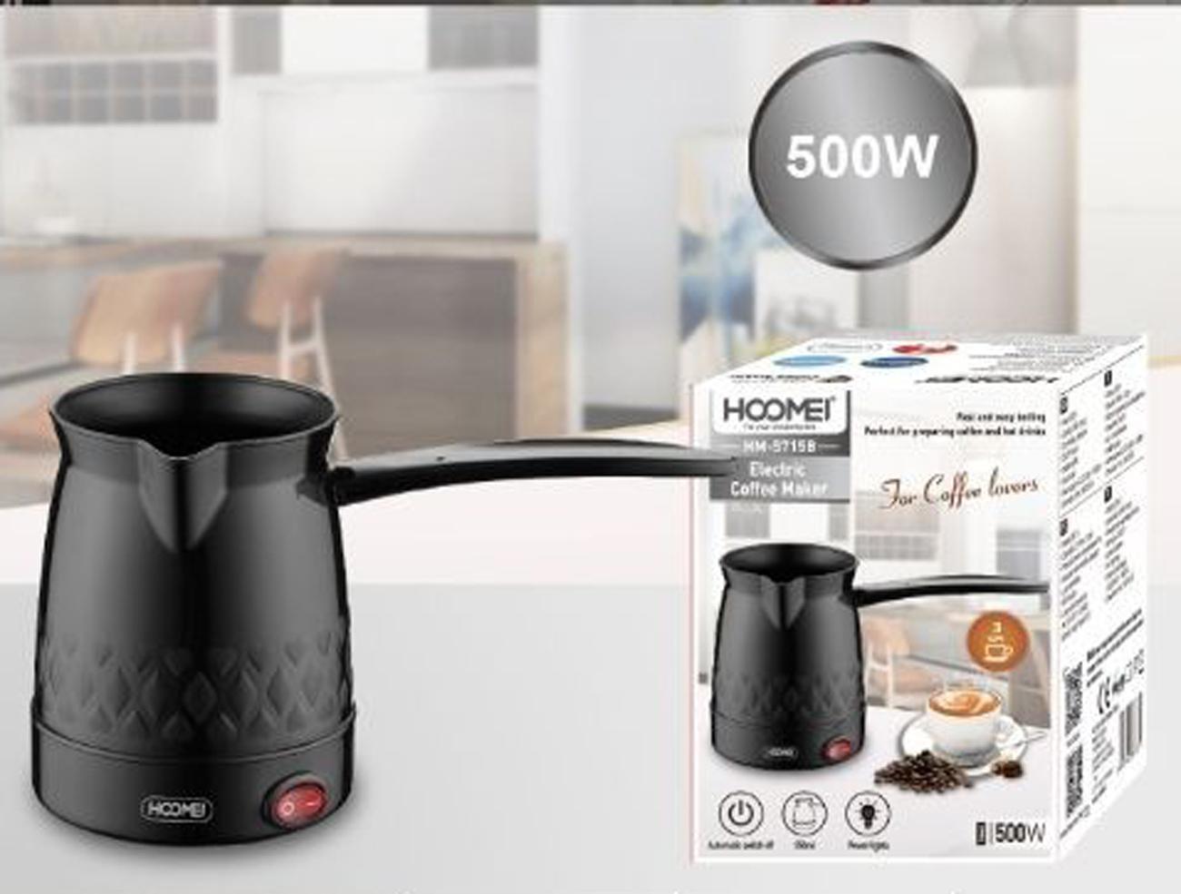 Ηλεκτρικό Μπρίκι 500W με χωρητικότητα 400ml Hoomei HM-5715B