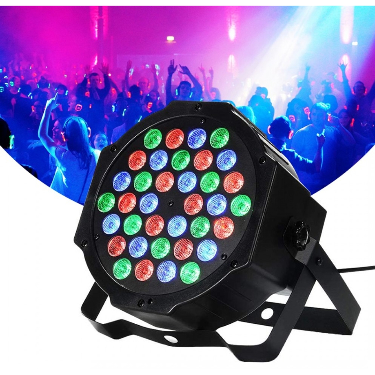 Προβολέας RGB – Φωτορυθμικό DJ 36xLed ARRANGO AQW76586