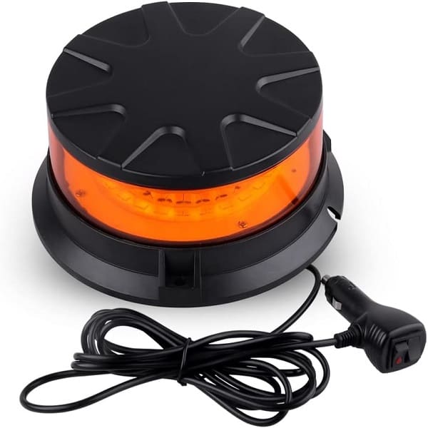 Μαγνητικός Φάρος Αυτοκινήτου 12-24V 14x5 cm JN-2853-101 Πορτοκαλί Φωτισμού