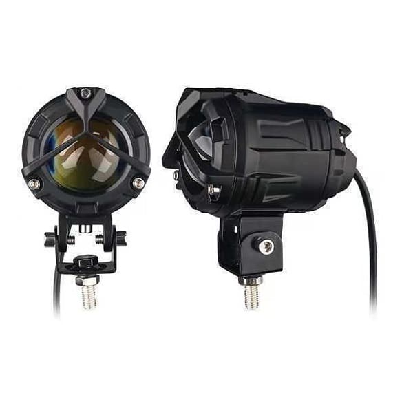 Προβολέας Μοτοσυκλέτας LED Projector 27W Αλουμινίου – 10-80V Dual Color (Λευκό & Κίτρινο Φωτισμό) W15826-11-2