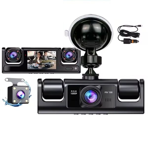 Kάμερα DVR 4 καναλιών με οθόνη 2″, κάμερα οπισθοπορείας HD 1080p οχήματος XD25105