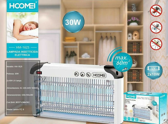 Hoomei Ηλεκτρική Εντομοπαγίδα με Πλέγμα 30W HM-1625