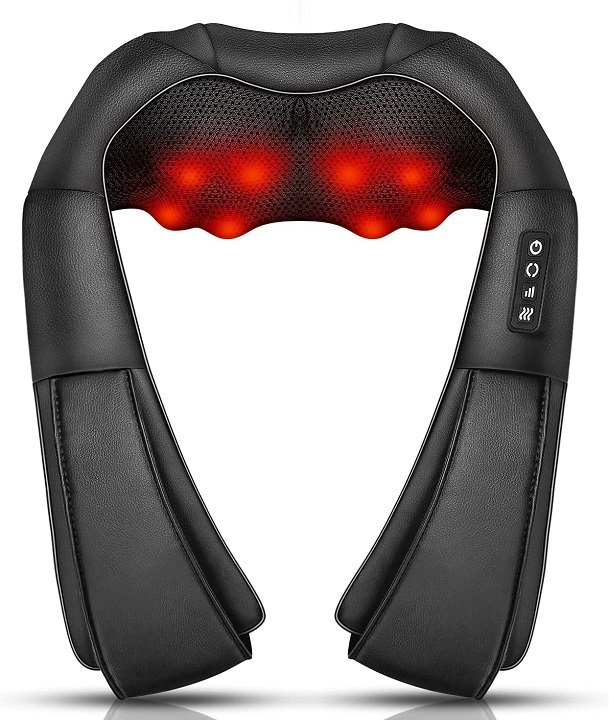 Shiatsu Electric Massager Shiatsu for Neck with Infrared Heating Black 23521-283-ED
