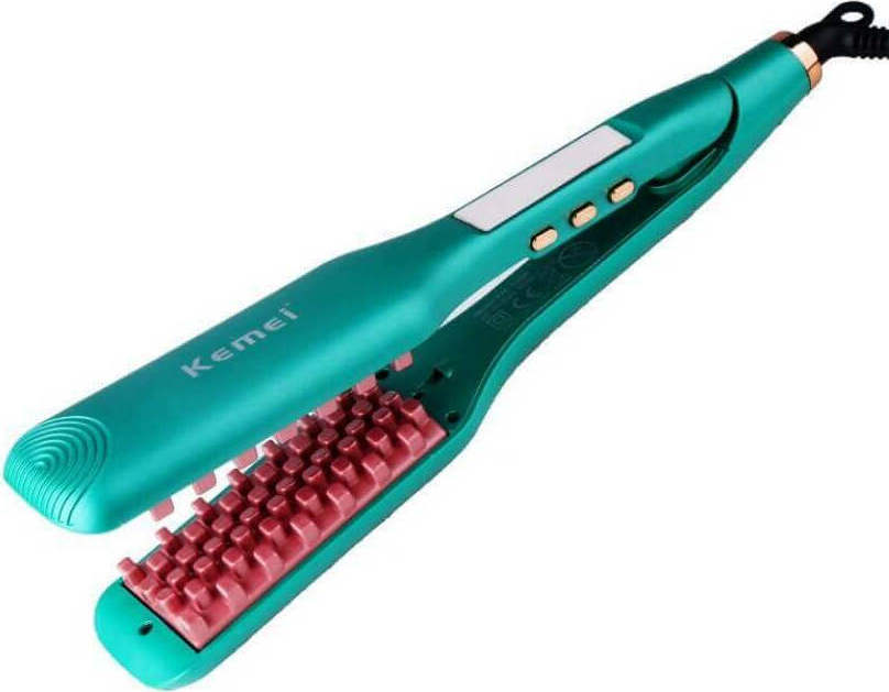 Kemei KM-1228 Hair Straightener with Ceramic Plates 55W