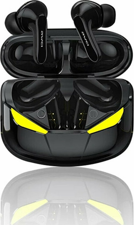 Awei T35 In-ear Bluetooth Handsfree Headphone Sweat Resistant and Charging Case Black