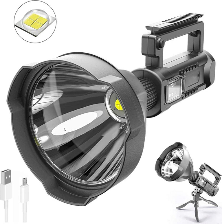 W591 Waterproof Rechargeable LED Handheld Spotlight Ενσωματωμένη 37000061