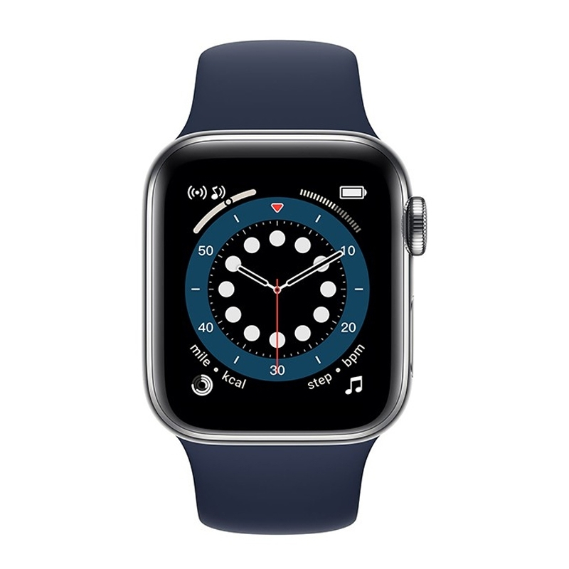 T500 Plus Smartwatch με Παλμογράφο (Μπλε)
