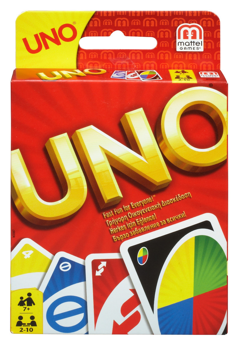 Mattel Board Game UNO Κάρτες for 2-10 Players 7+ years