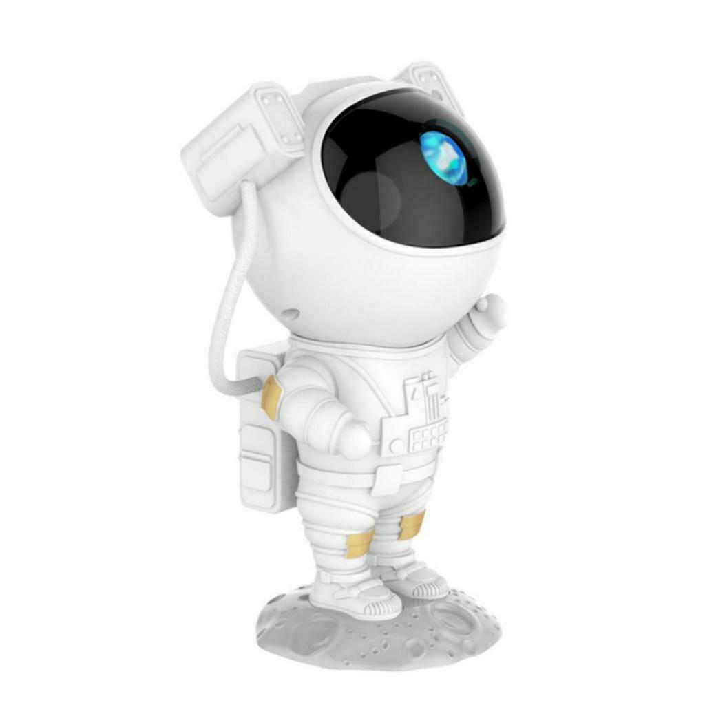 Kids Projector Lamp Astronaut with Colour Changing Function White 12x11.3x22.8cm