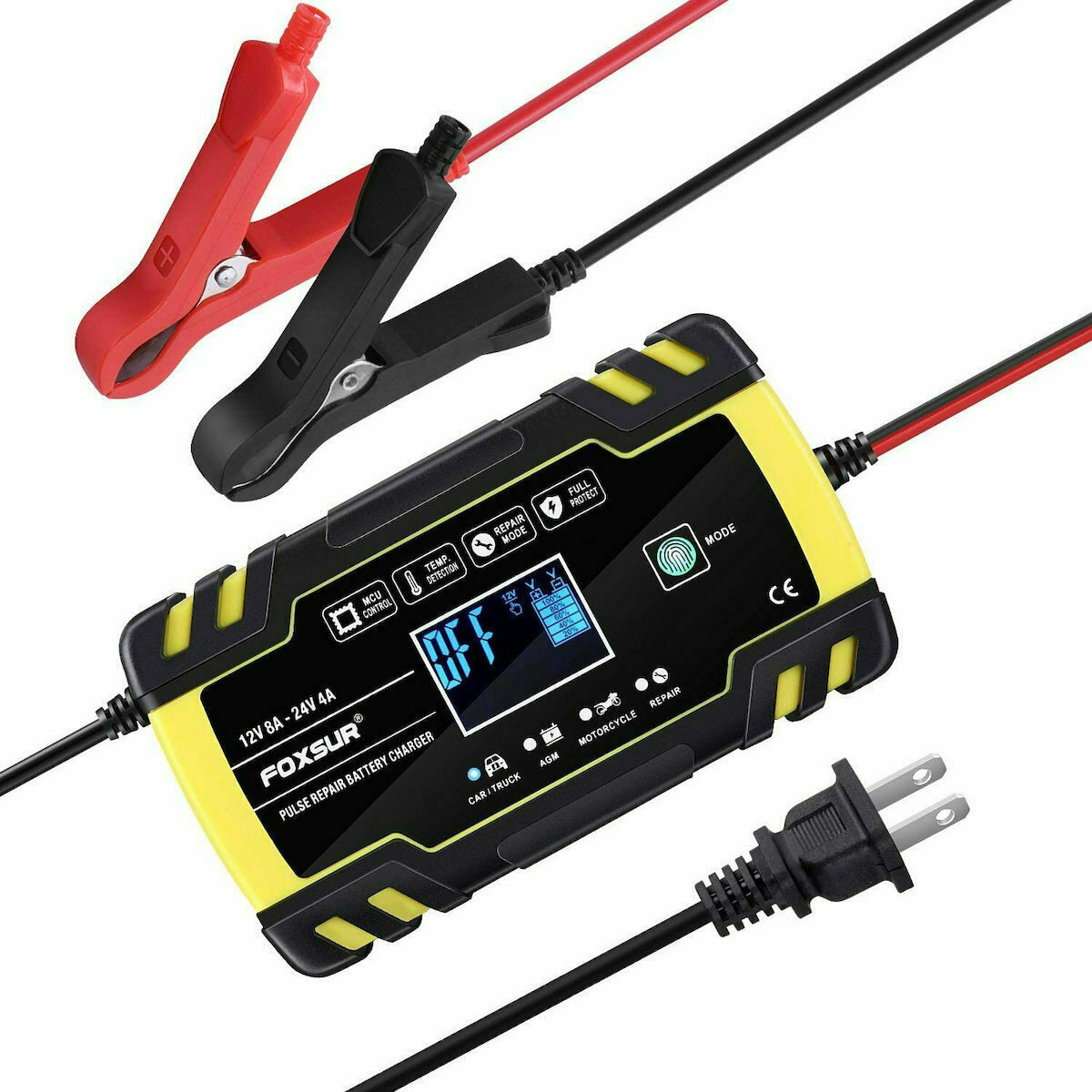 Andowl Φορτιστής Μπαταρίας Αυτοκινήτου 12V 6A Q-DP9921