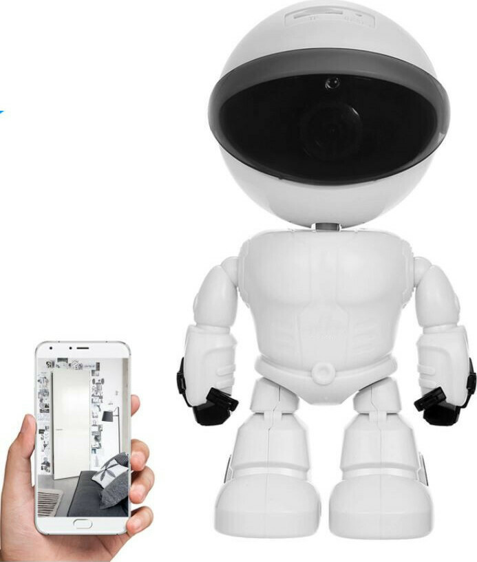 Andowl Κρυφή Κάμερα WiFi Ρομπότ 5MP με Υποδοχή για Κάρτα Μνήμης και Ανιχνευτή Κίνησης Q-S39 Q-S39