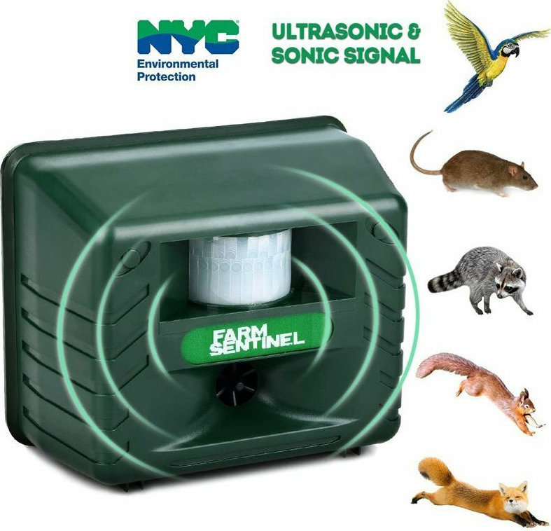 Farm Sentinel Ultrasonic Repellent Device Rodents 37.8x170m