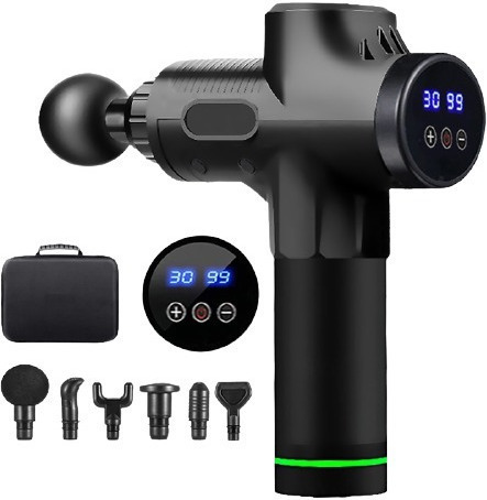Massage Gun Gun Massage for the Legs, the Body & the Hands with Vibration 191210