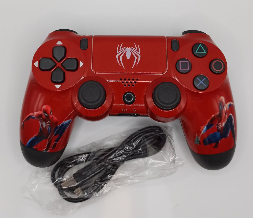 Double-motor Spider Wireless Gamepad for PS4 Red