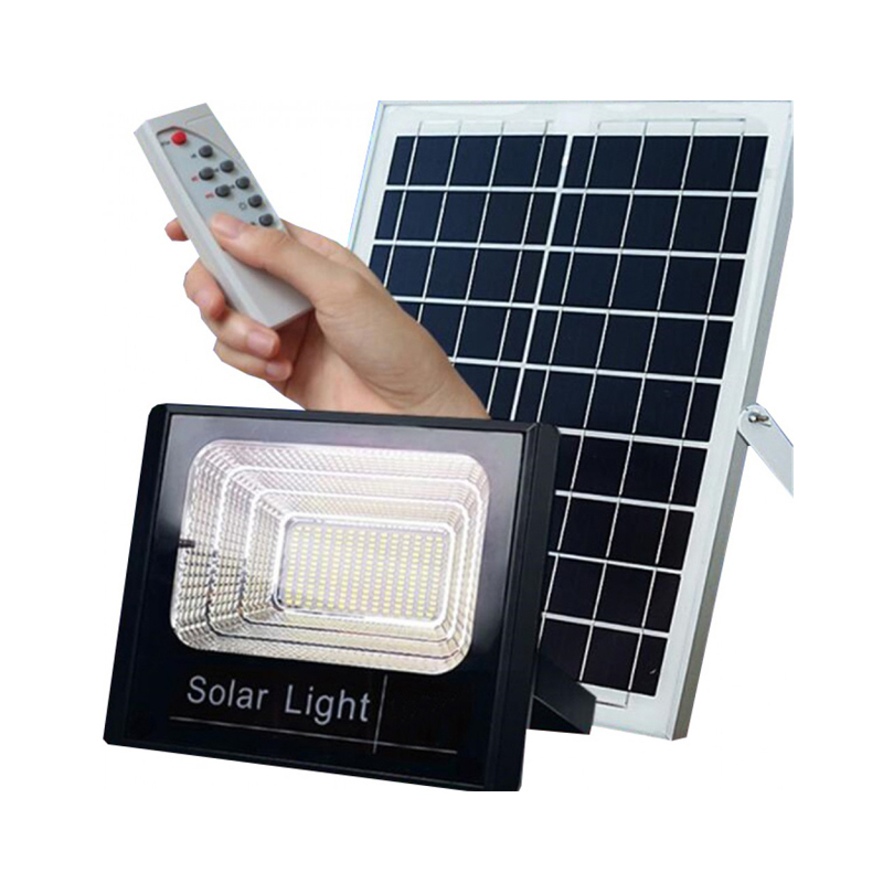 Waterproof Solar LED Floodlight 300W with Photocell and Remote Control IP66 RZSL-6802
